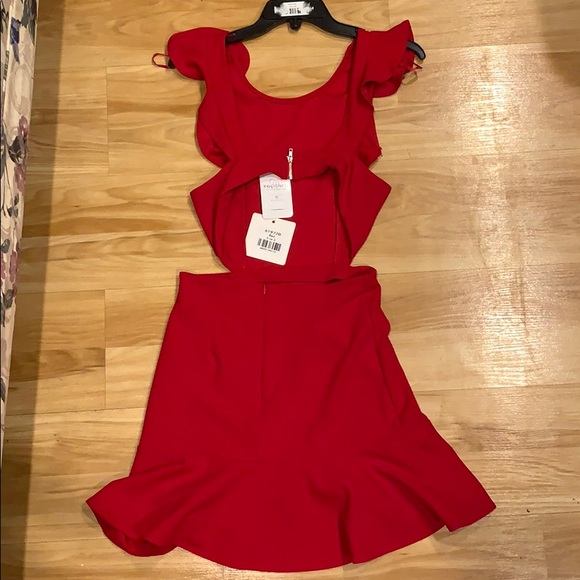 Red Hot Fit n Flare Dress - Picture 5 of 6